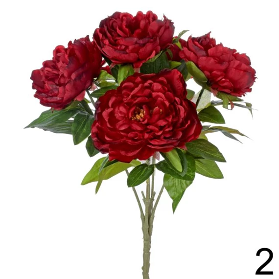 Selyemvirág pünkösdi rózsacsokor 46 cm 2féle