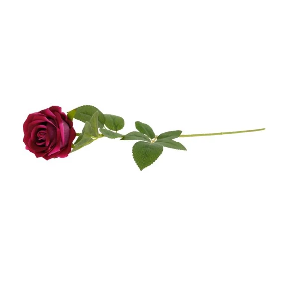 Selyemvirág Rózsa bársony 51 cm
