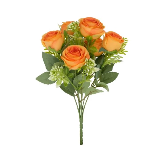 Selyemvirág Rózsacsokor 30 cm