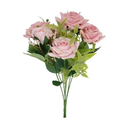 Selyemvirág Rózsacsokor 32 cm