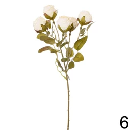 Selyemvirág rózsacsokor 43 cm 6 féle