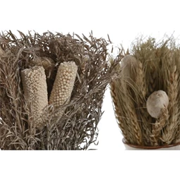 Selyemvirág szárazvirág kaspóban 13x13x25 cm 2 féle