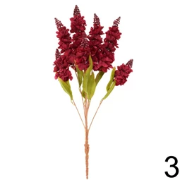 Selyemvirág viola csokor 61 cm 3 féle