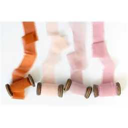 Sifon szalag sötét poros rózsa 40 mm x 10 m