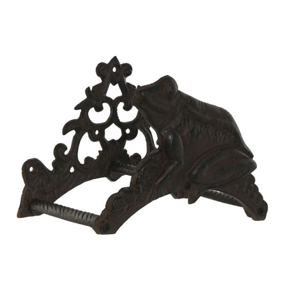 Slagtartó öntöttvasból, békával 24,5x14x17 cm