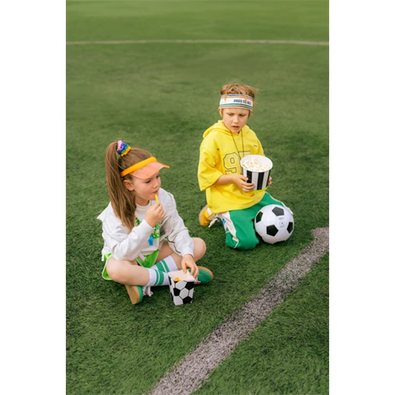 Snack vödrök csíkos, 14 cm, mix S/2