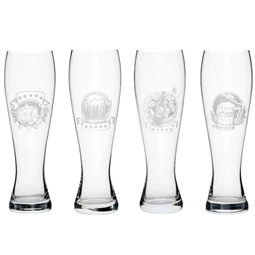 Sörös pohár HEFF Swarovski kristállyal 500 ml 24,7x8,2 cm S/4