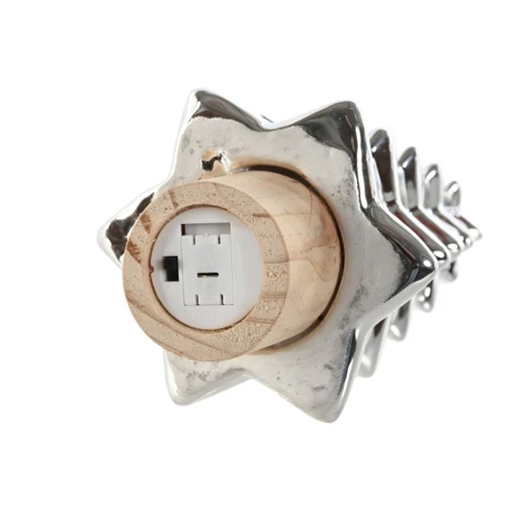 Stilizált fenyő, LED-es 10x9x26,5 cm