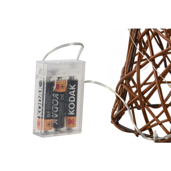 Stilizált fenyő szett, LED-es 20x20x80 cm S/3