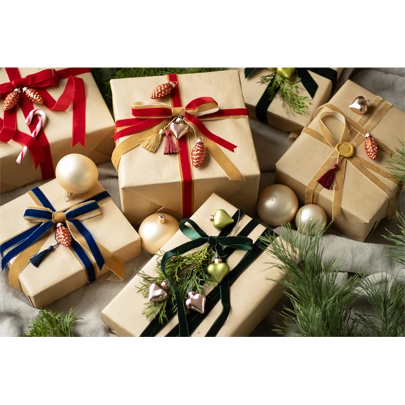 Velúr szalag 25 mm x 10 m üvegzöld