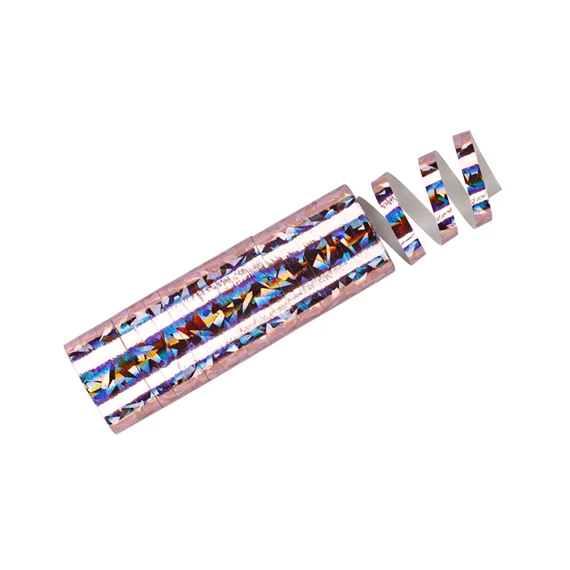 Szalagok irizáló 3,8 m világos rózsaszín S/18