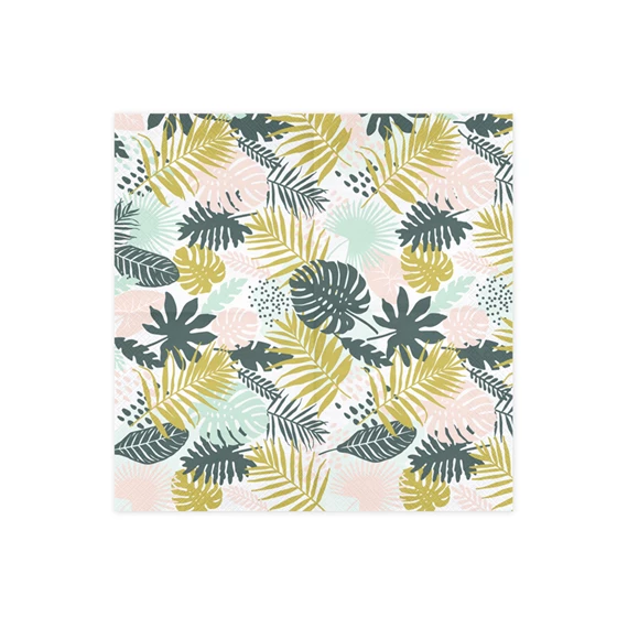 Szalvéta aloha levelek 33x33 cm S/20