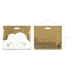 Szalvéta felhő 16x9,5 cm S/20