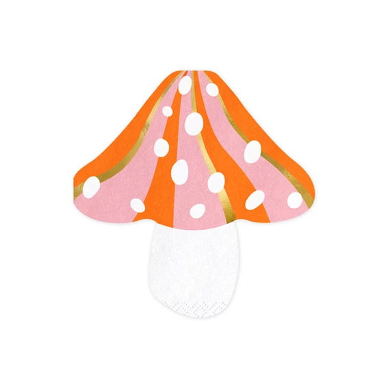 Szalvéta gomba, mix, 13x13,5 cm S/20