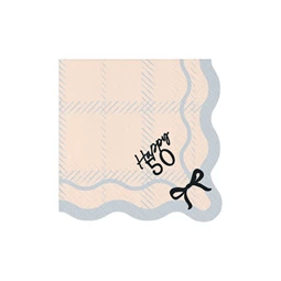 Szalvéta happy 50, 33x33 cm, színkeverék S/12