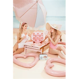 Szalvéta kagyló menyasszony lesz rózsaszín 13,5x13 cm S/20