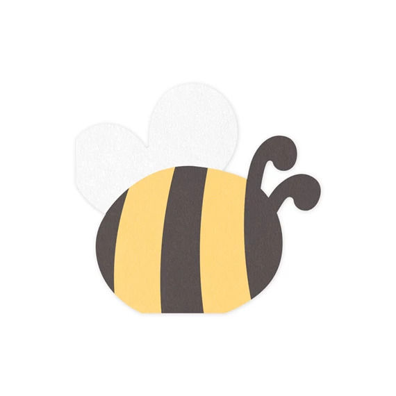 Szalvéta méhecske, mix, 16x15 cm S/12