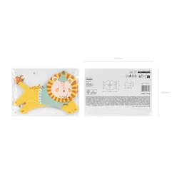 Szalvéta oroszlán mix 16x10 cm S/20