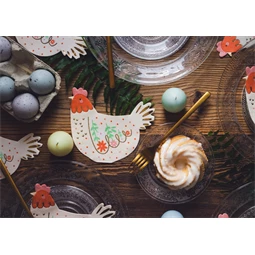 Szalvéta tyúk, mix, 16x13 cm S/20