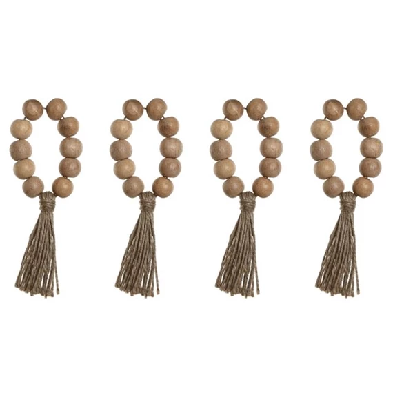 Szalvétagyűrű makramé 7,5x2x7,5 cm S/4