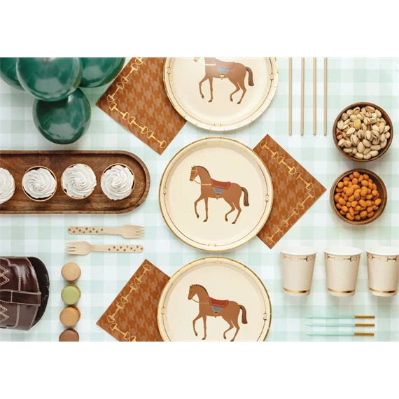 Szalvéta kengyelek mintás mix, 33x33 cm S/12