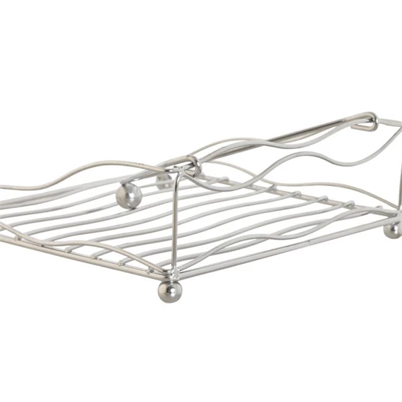 Szalvétatartó krómozott 19x19x7 cm