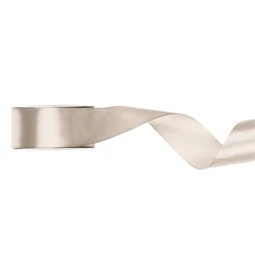 Szatén szalag törtfehér 25 mm x 25 m