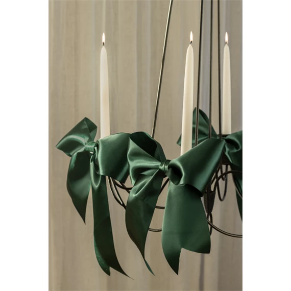 Szatén szalag üvegzöld 50 mm x 25 m