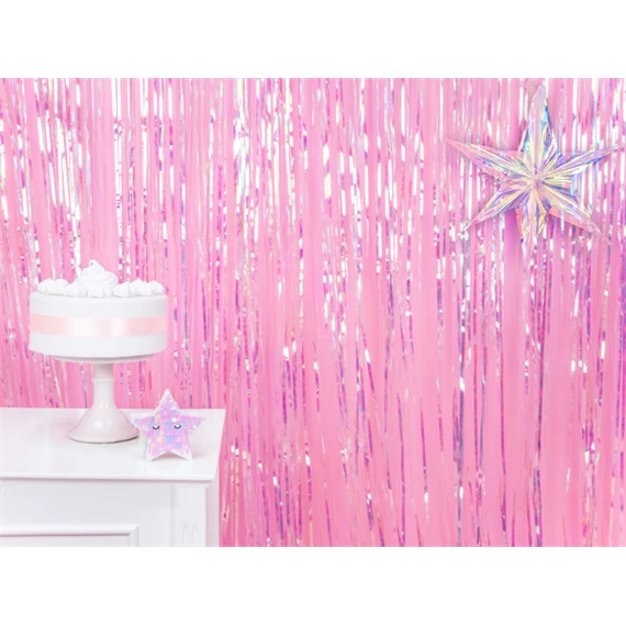 Szatén szalag világos púderrózsaszín 25 mm 25 m