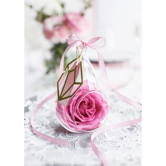 Szatén szalag világos rózsaszín 6 mm 25 m