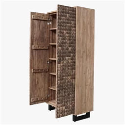 Szekrény 85x40x185 cm