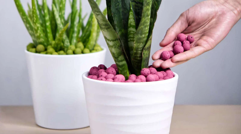 Színes agyaggranulátumok