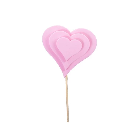 Szív betűzős 8x8 cm S/12