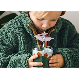 Szívószál pterodactyl 19,5 cm mix S/6