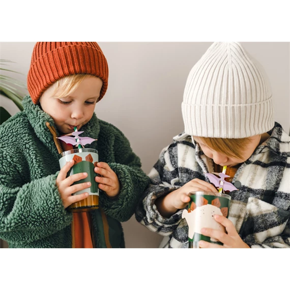 Szívószál pterodactyl 19,5 cm mix S/6