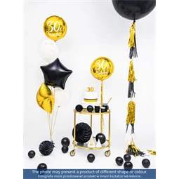 Születésnapi gyertya 9-es szám arany 7 cm