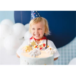 Szülinapi gyertya repülőgép, 4,5-5 cm, vegyes S/3