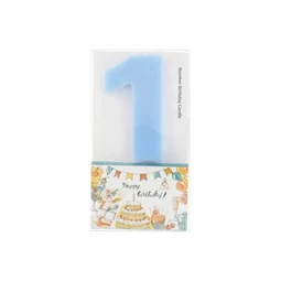 Szülinapi számgyertya 1-es 6 cm