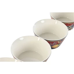 Tál citrom mintás 550 ml 14x14x6,5 cm 4 féle