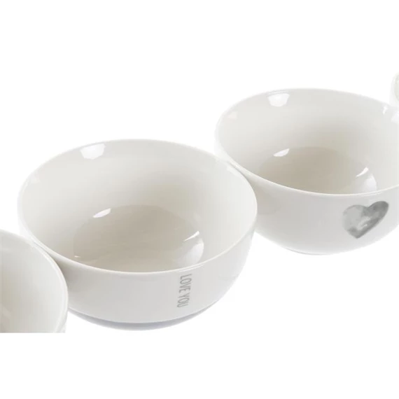 Tál szív mintás 13x13x6,8 cm 4 féle