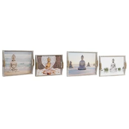 Tálca szett Buddha 40x30x6 cm 2 féle S/2