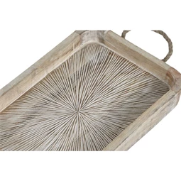 Tálca szett füllel, szögletes 53x35x4,5 cm S/3