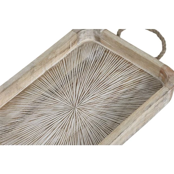 Tálca szett füllel, szögletes 53x35x4,5 cm S/3