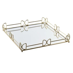 Tálca tükörrel 30x30x5 cm