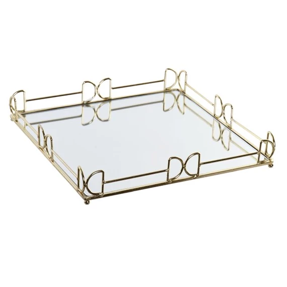 Tálca tükörrel 30x30x5 cm