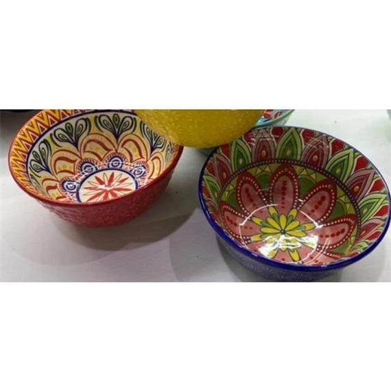 Tányér Mandala mintás 26,5x26,5x3 cm 2 féle