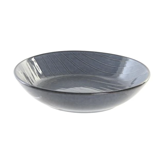 Tányér csíkos 20x20x4,5 cm 600 ml