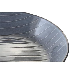 Tányér csíkos 20x20x4,5 cm 600 ml