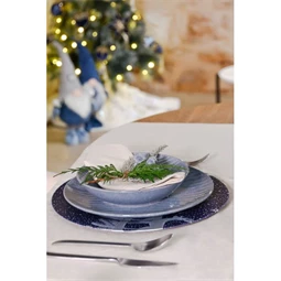 Tányér csíkos 27,3x27,3x3 cm