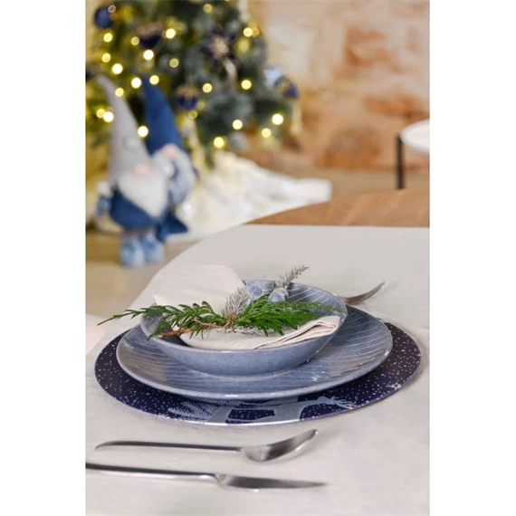 Tányér csíkos 27,3x27,3x3 cm